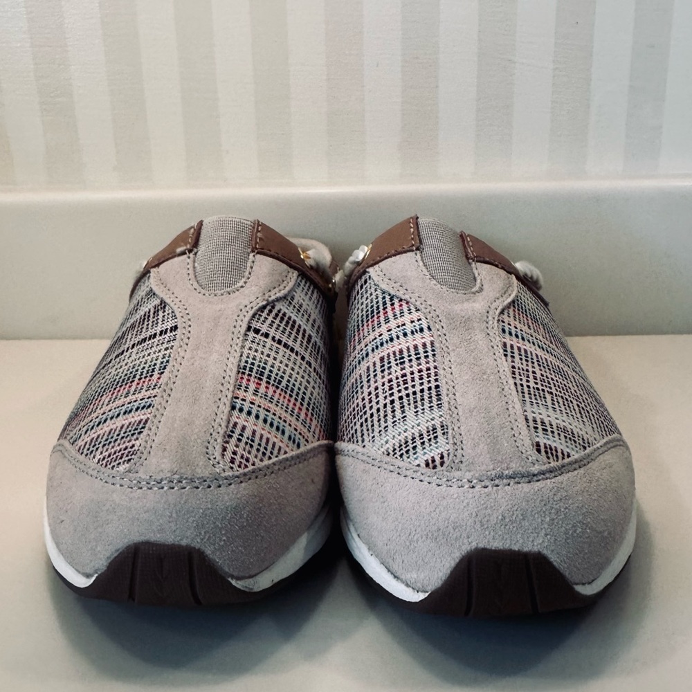 Easy Spirit Womens Travelport Striped Mules Nautical Slip On Clog Sneakers NWOT - Picture 6 of 16